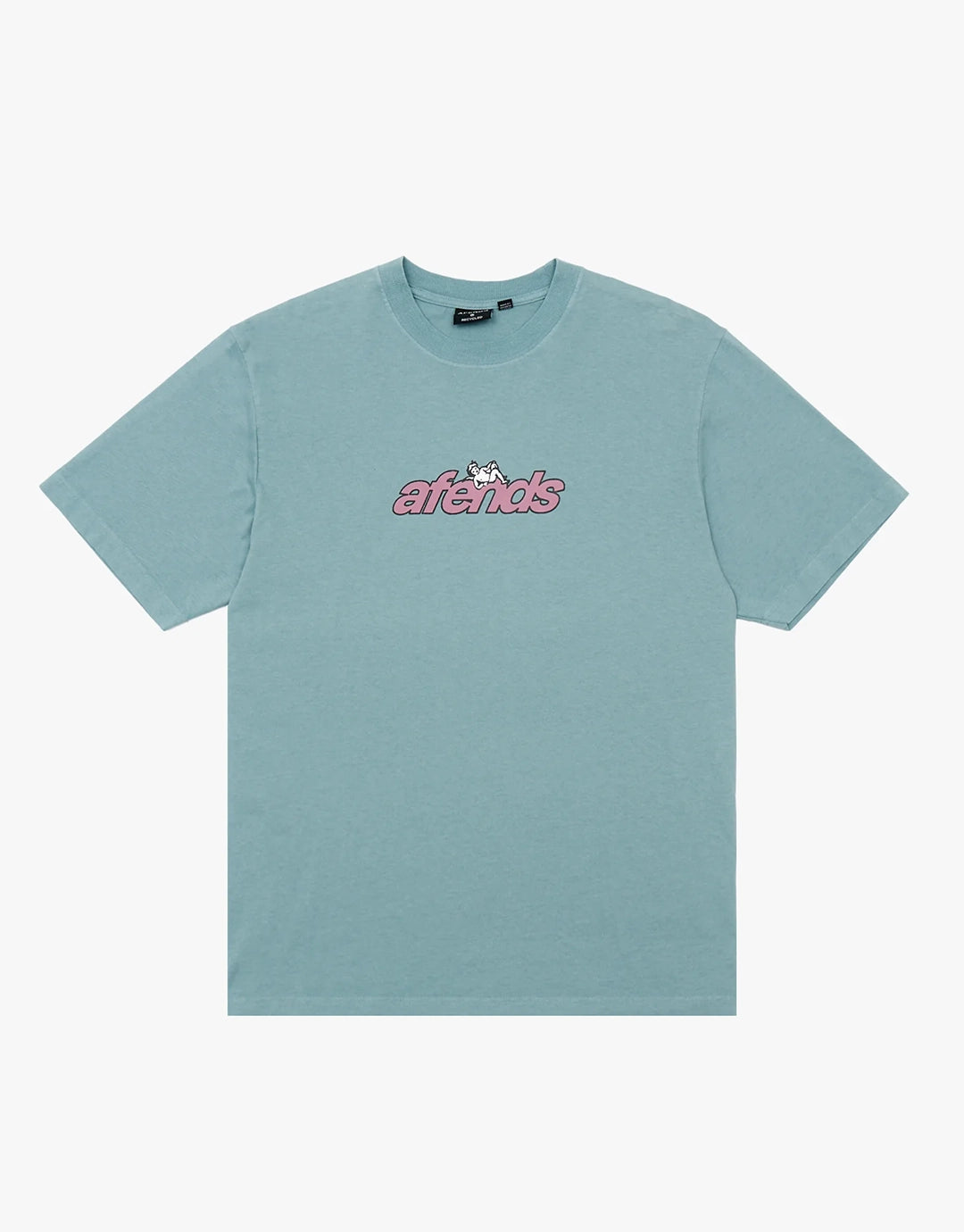 Angel Boy Retro T-Shirt - Washed Overcast by Afends - view 7