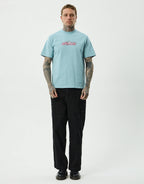 Angel Boy Retro T-Shirt - Washed Overcast by Afends - view 3