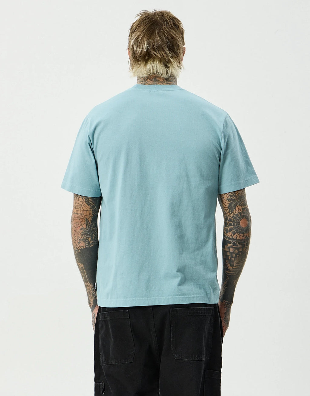 Angel Boy Retro T-Shirt - Washed Overcast by Afends - view 5