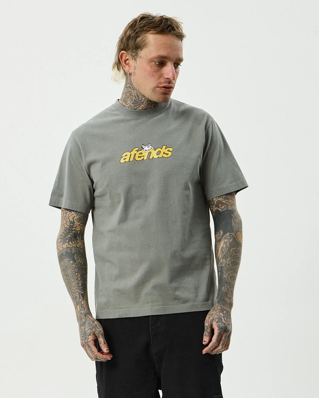 Angel Boy Retro Tee - Washed Sycamore by Afends