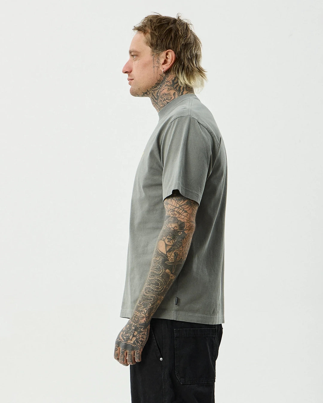 Angel Boy Retro Tee - Washed Sycamore by Afends - view 3