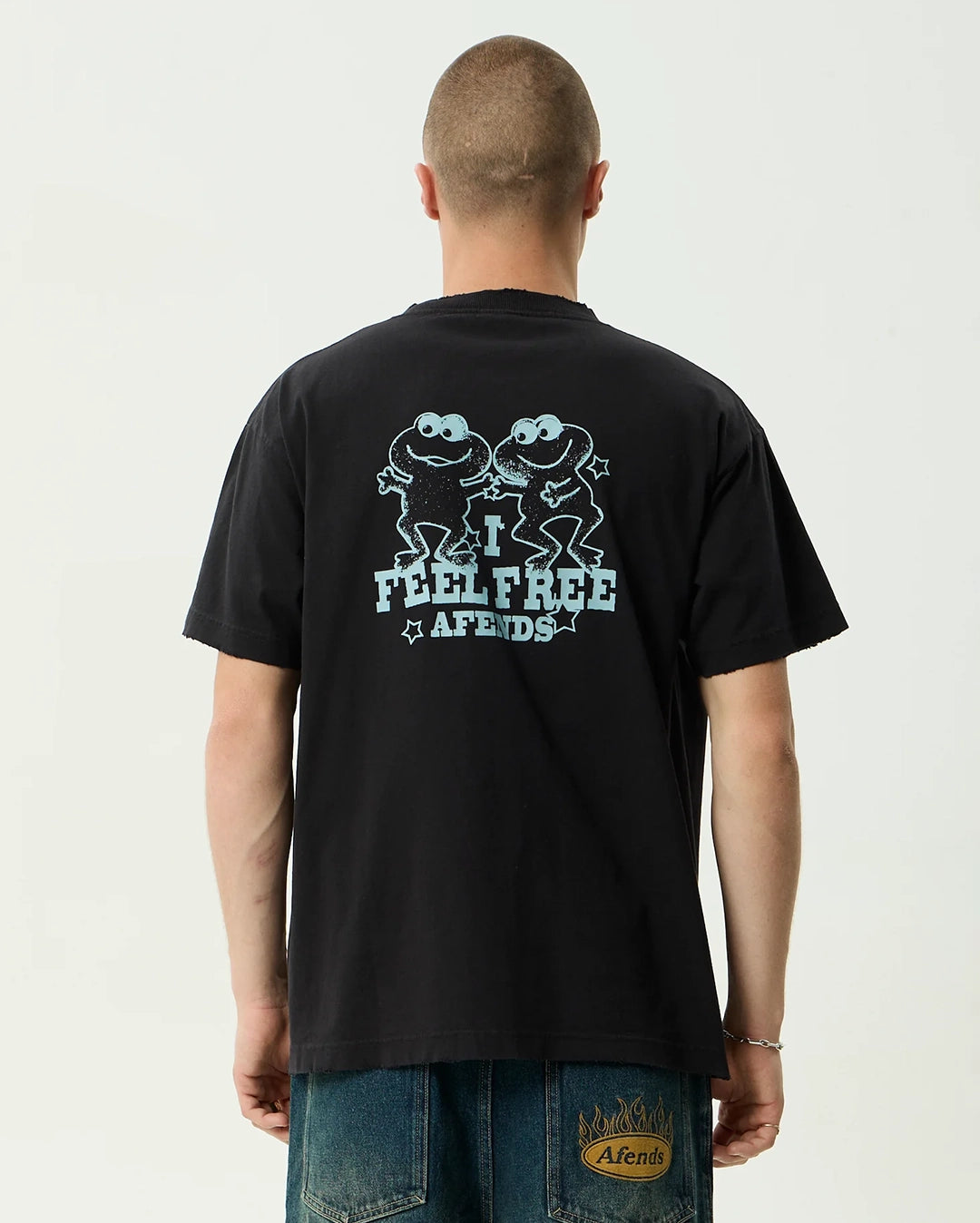 Sonoran Boxy Tee - Stone Black by Afends - view 2