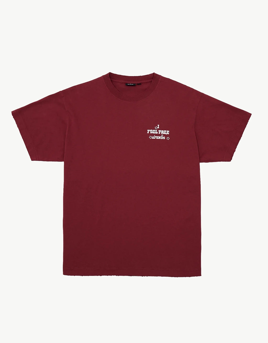 Sonoran Boxy T-Shirt - Washed Burgundy by Afends - view 10