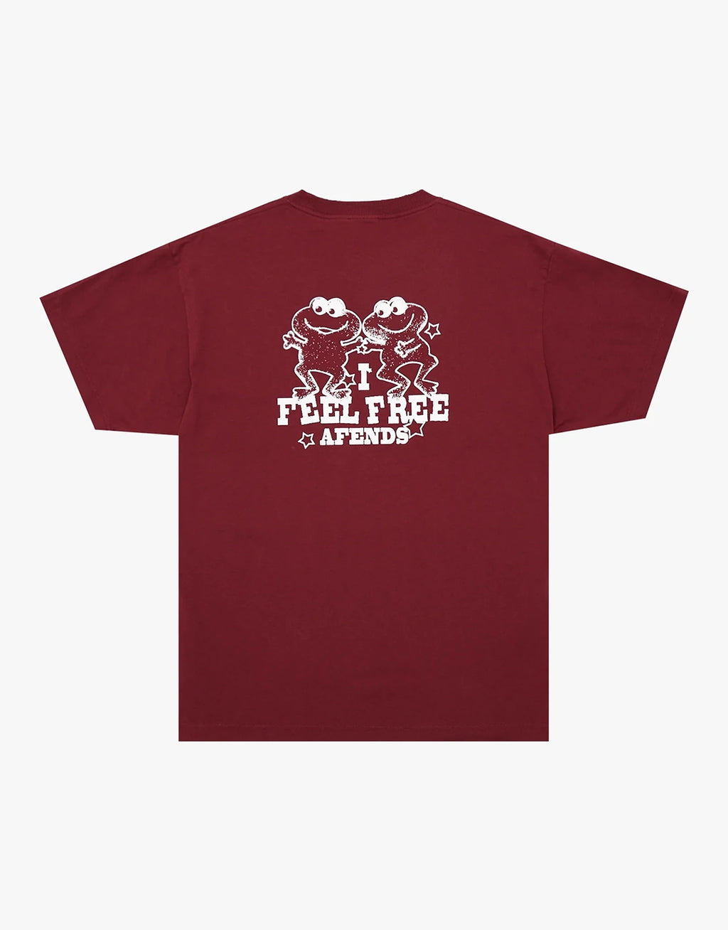 Sonoran Boxy T-Shirt - Washed Burgundy by Afends - view 11