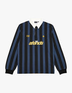 Angel Boy Rugby Long Sleeve Shirt - Black Stripe by Afends - view 12
