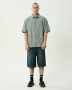 Pinned Short Sleeve Shirt - Sycamore Stripe by Afends - view 2