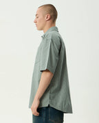 Pinned Short Sleeve Shirt - Sycamore Stripe by Afends - view 4