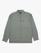 Pinned Oversized Striped Long Sleeve Shirt - Sycamore Stripe by Afends - view 13