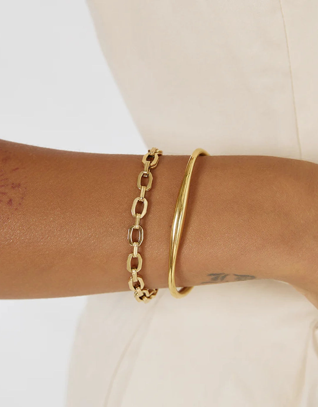 Madison Gold Cuff Bracelet