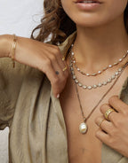 Santana Gold Bracelet by Arms of Eve - view 3