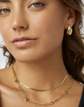 Delphine Gold Earrings by Arms of Eve