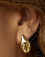 Delphine Gold Earrings by Arms of Eve - view 8