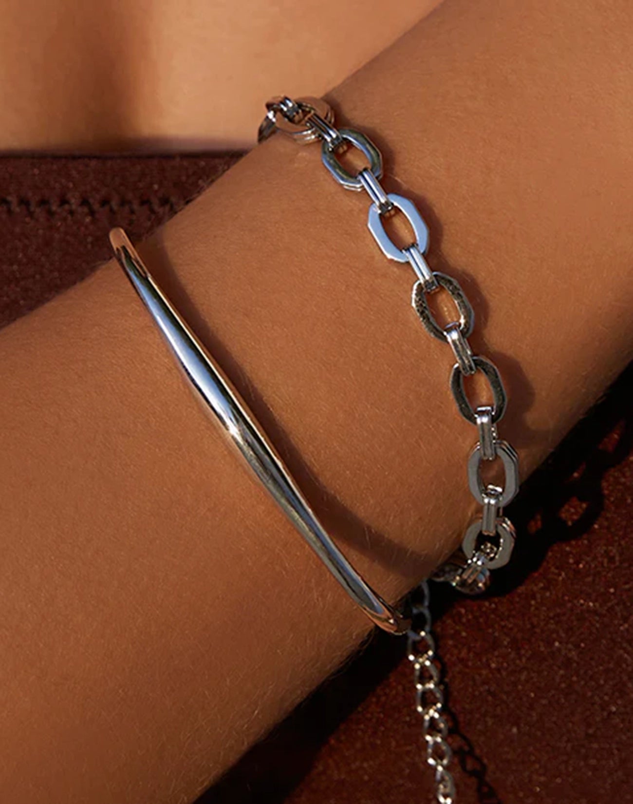 Madison Silver Cuff Bracelet