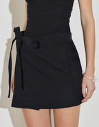 Kimono Skirt - Black by Maison Essentiele - view 4