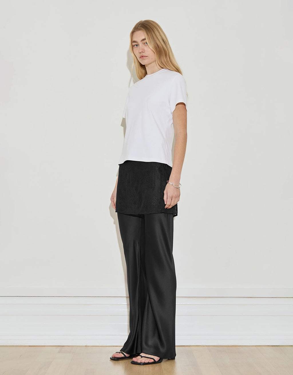 Lace Mini Skirt - Black