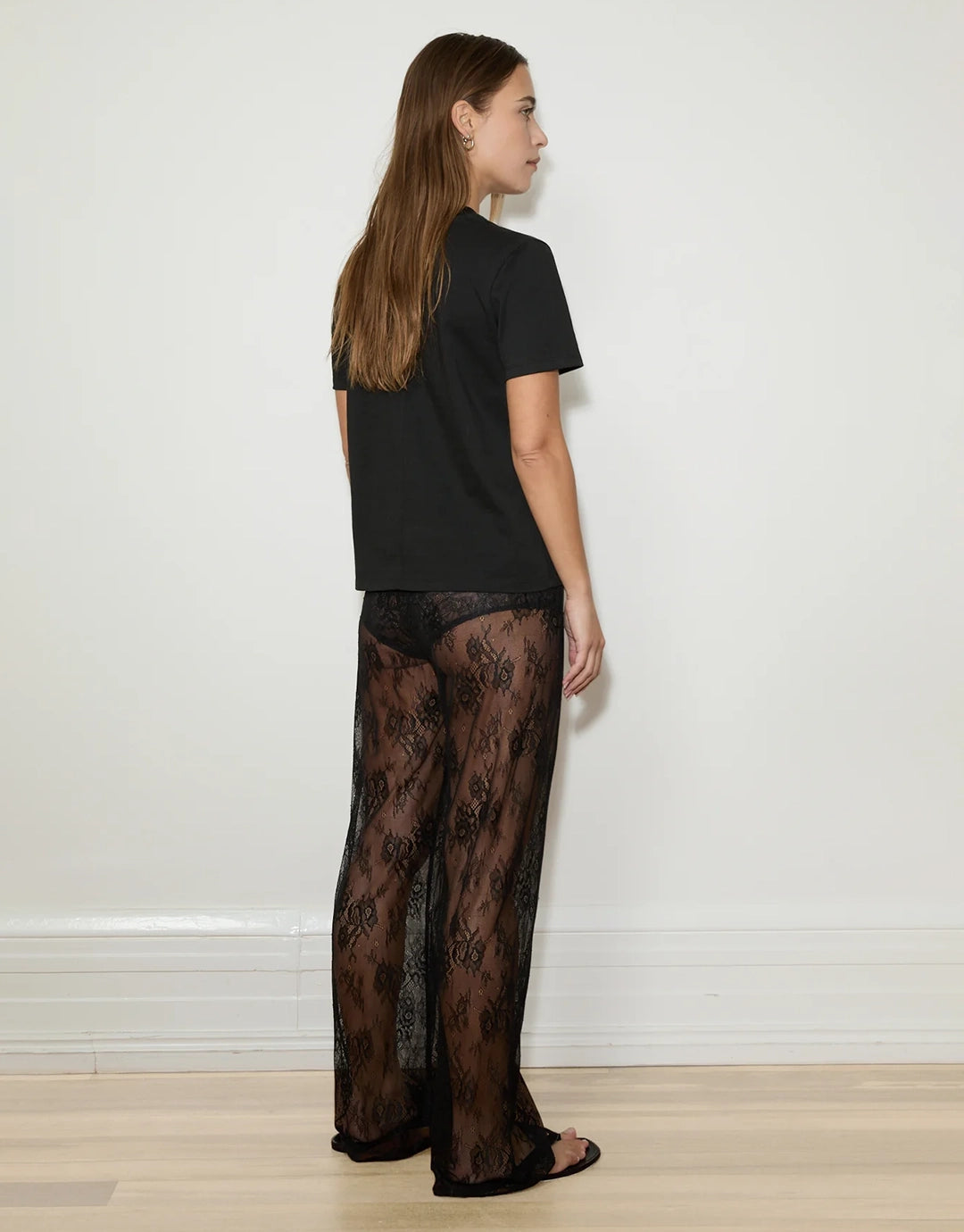 Lace Pants - Black