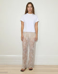 Lace Pants - Optic White by Maison Essentiele