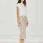 Cream and Black Polka Dot