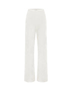 Lace Pants - Optic White by Maison Essentiele - view 6