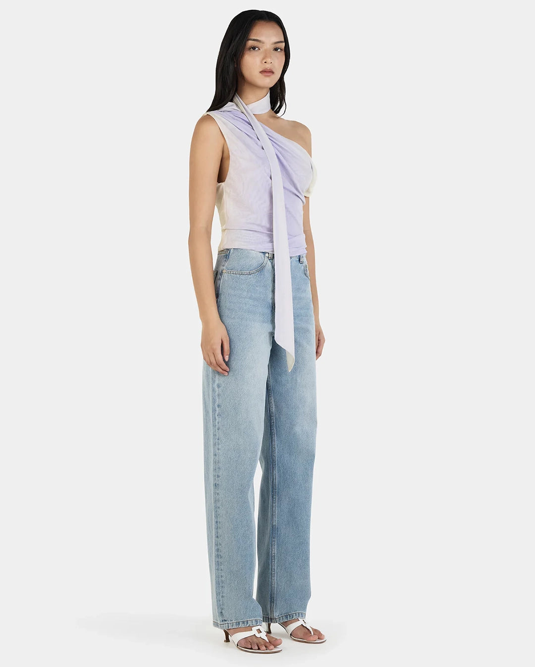 Malia Sheer Top - Golden Gradient