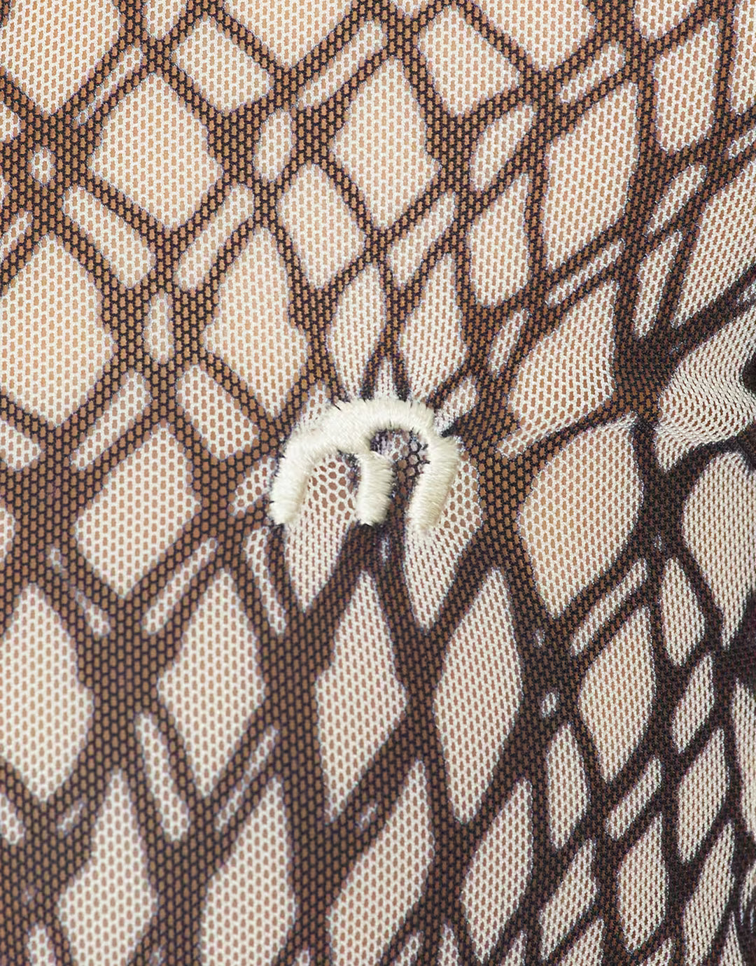 Mini Tee - Black Lattice