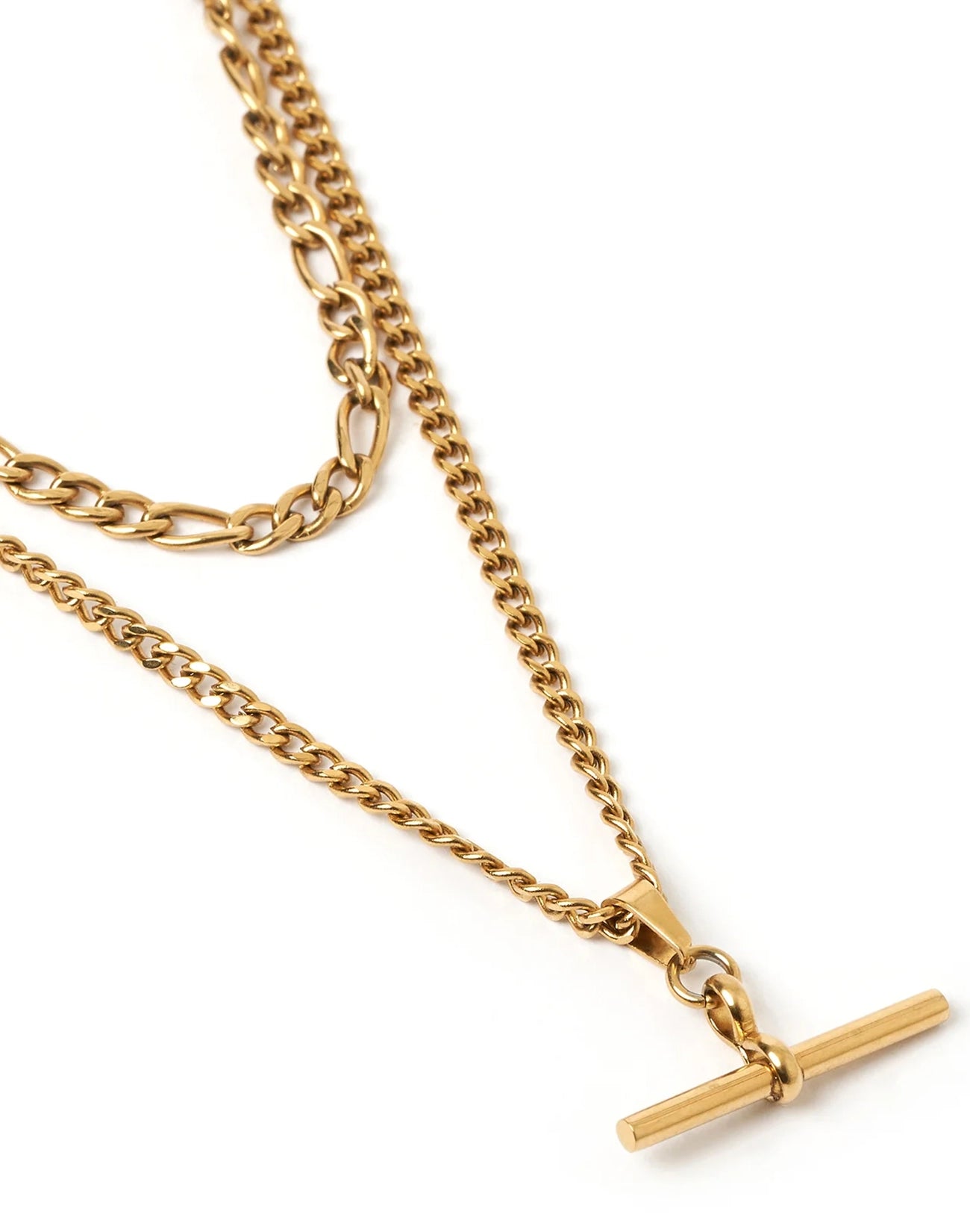 Marcella Double Stack Gold Necklace