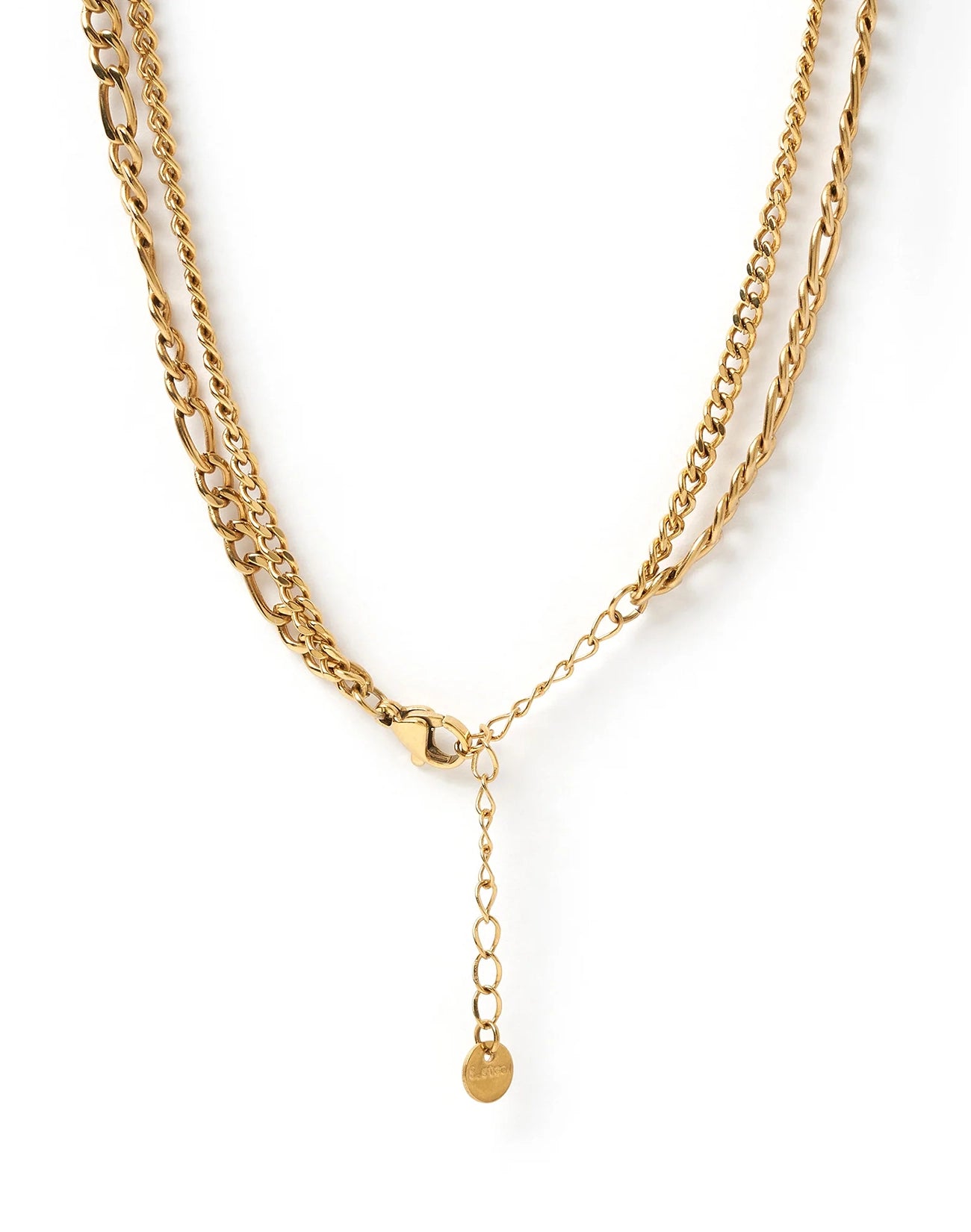 Marcella Double Stack Gold Necklace