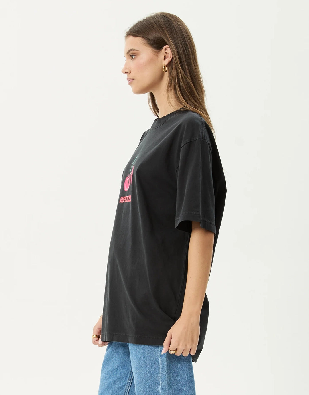 Abiza Retro T-Shirt - Stone Black