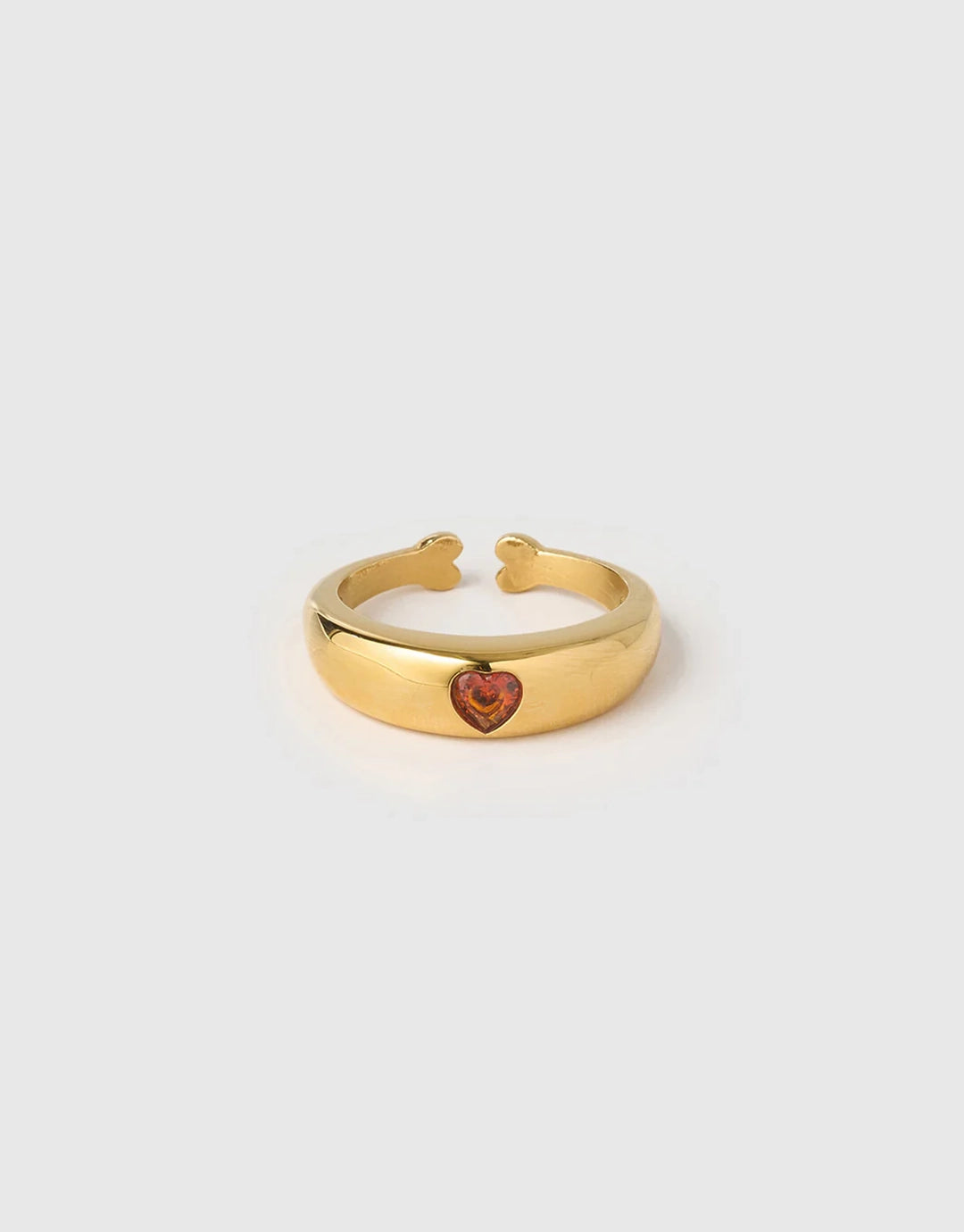 Mi Amour Gold Ring - Red