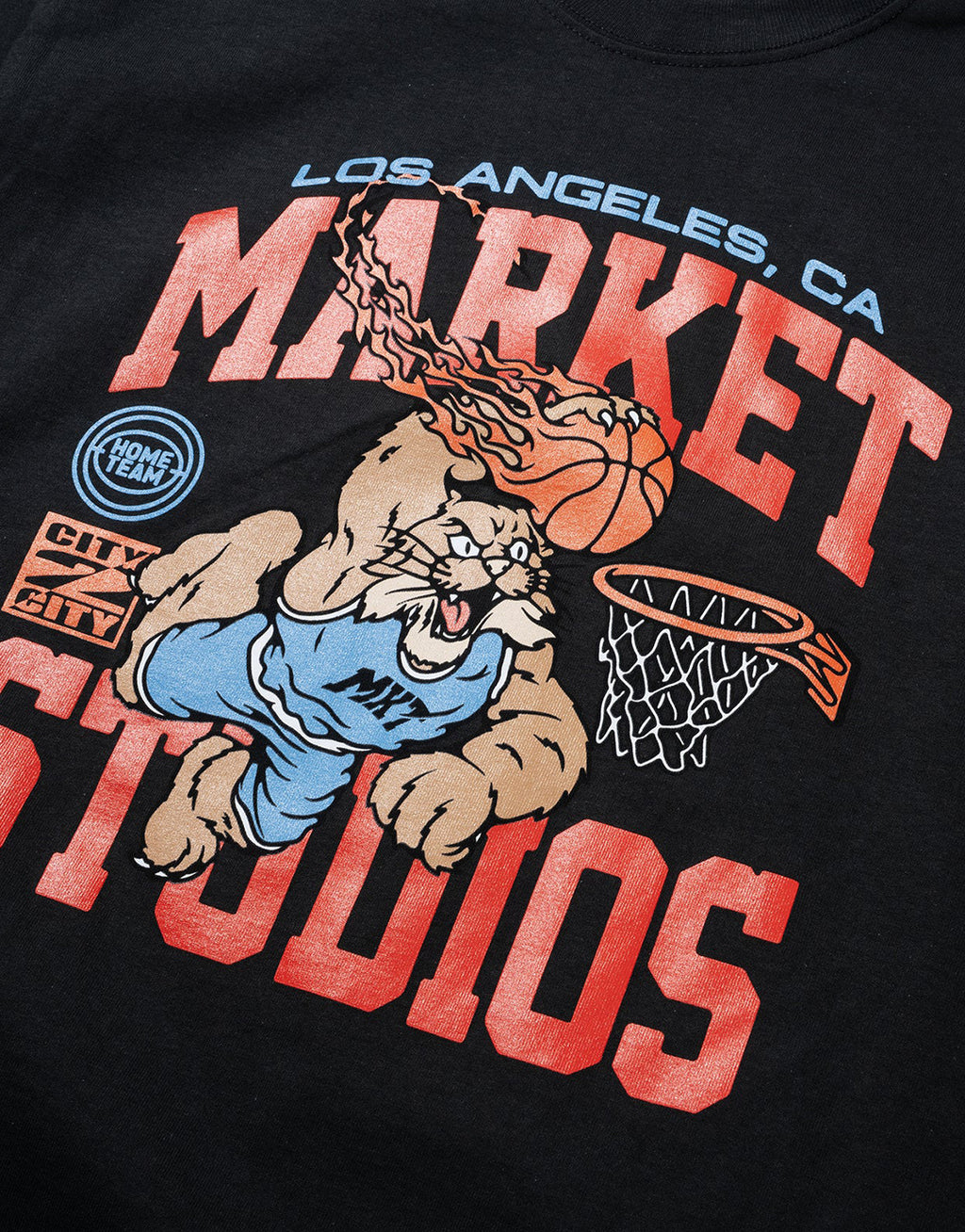 Ballin Bobcat T-Shirt - Black by Market - view 2