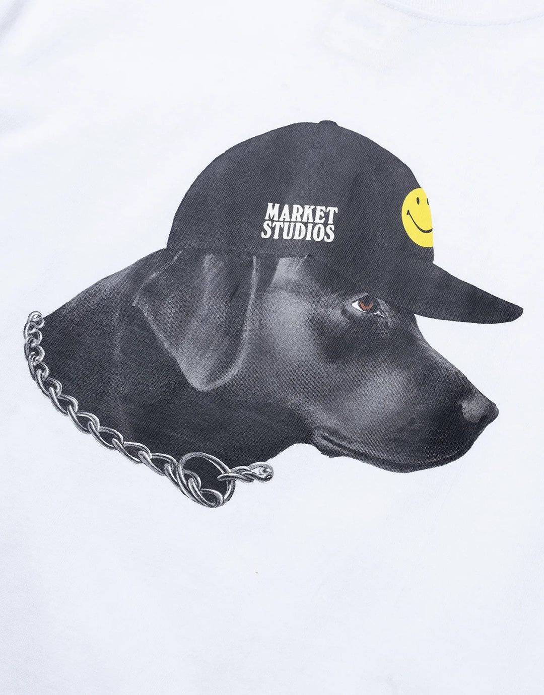 Smiley Dog Got Style T-Shirt - White