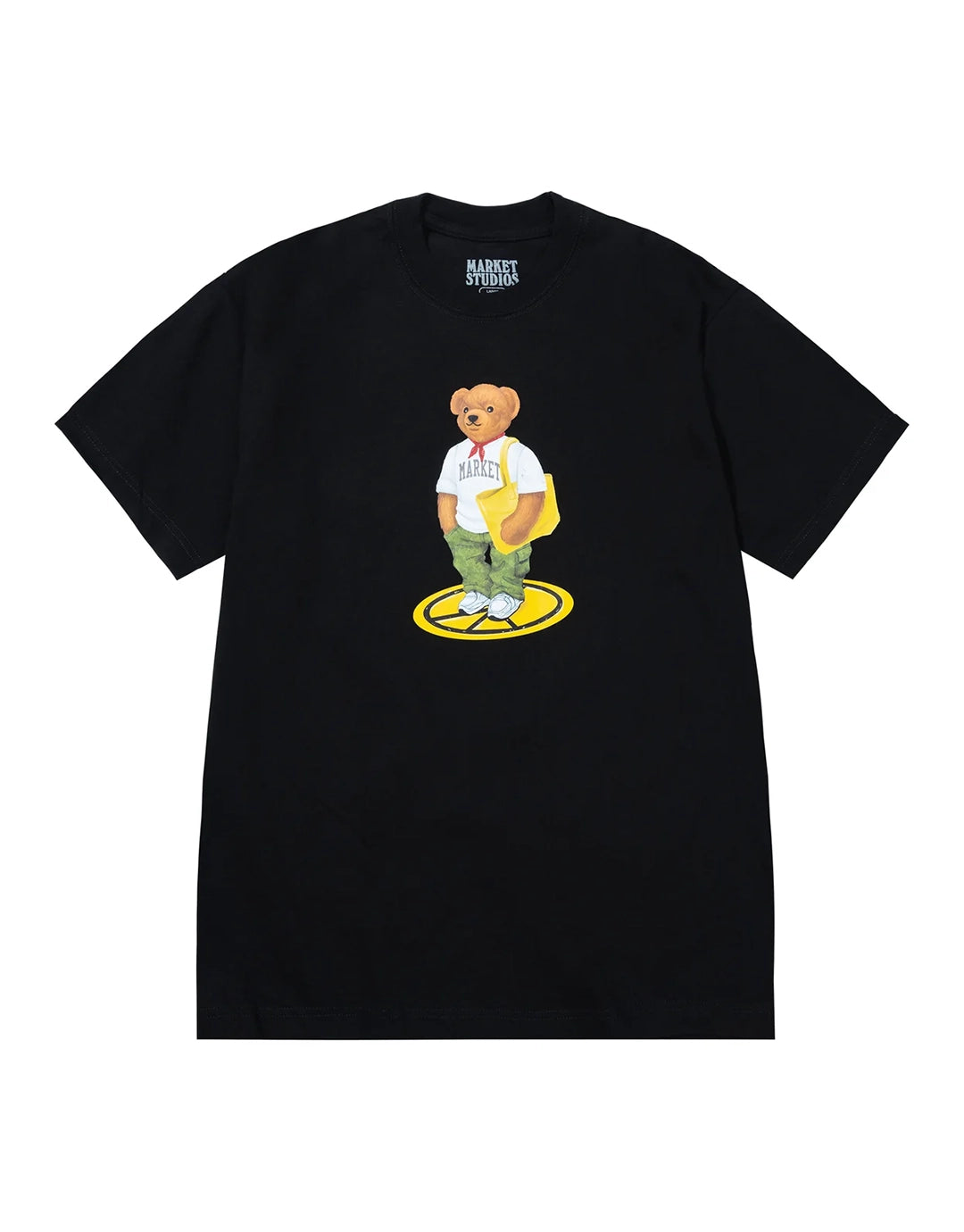 Stand For Peace Bear T-Shirt - Black