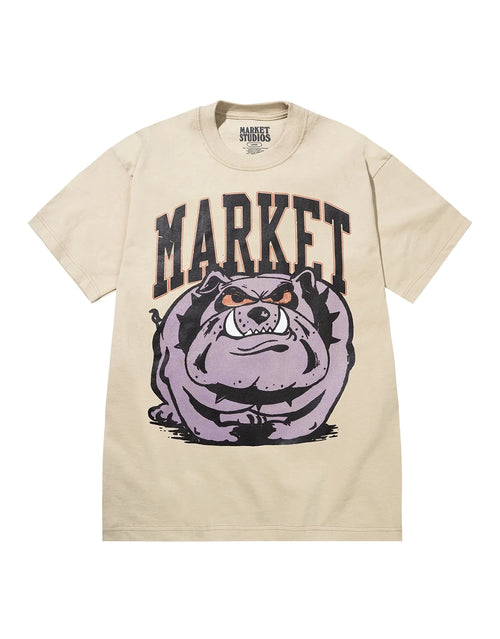 Angry Bulldog T-Shirt - Natural by Market