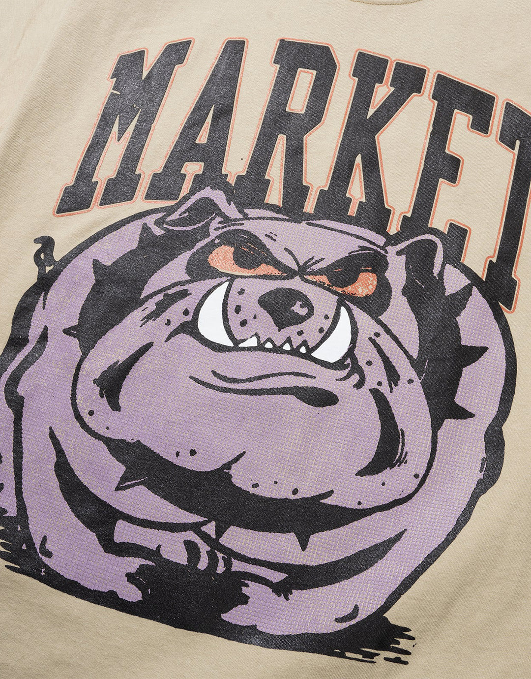 Angry Bulldog T-Shirt - Natural