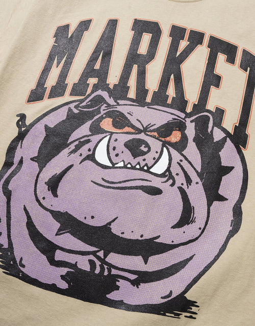 Angry Bulldog T-Shirt - Natural by Market - view 2