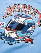 Racing Helmet T-Shirt - Blue by Market - view 3