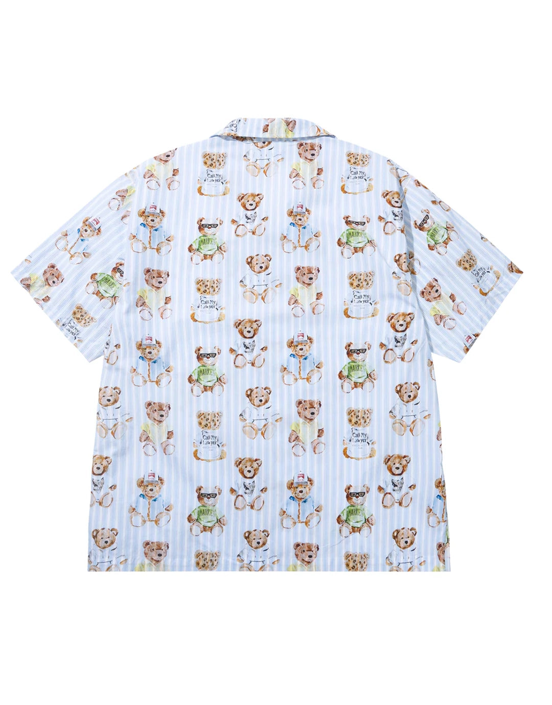 Teddy Striped Short Sleeve Shirt - Multi