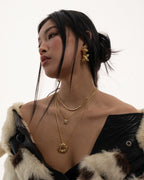 Ivy Necklace - Gold by Mountain and Moon - view 2