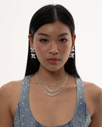 Ivy Necklace - Silver by Mountain and Moon - view 4