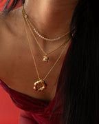Ivy Necklace - Gold by Mountain and Moon - view 6