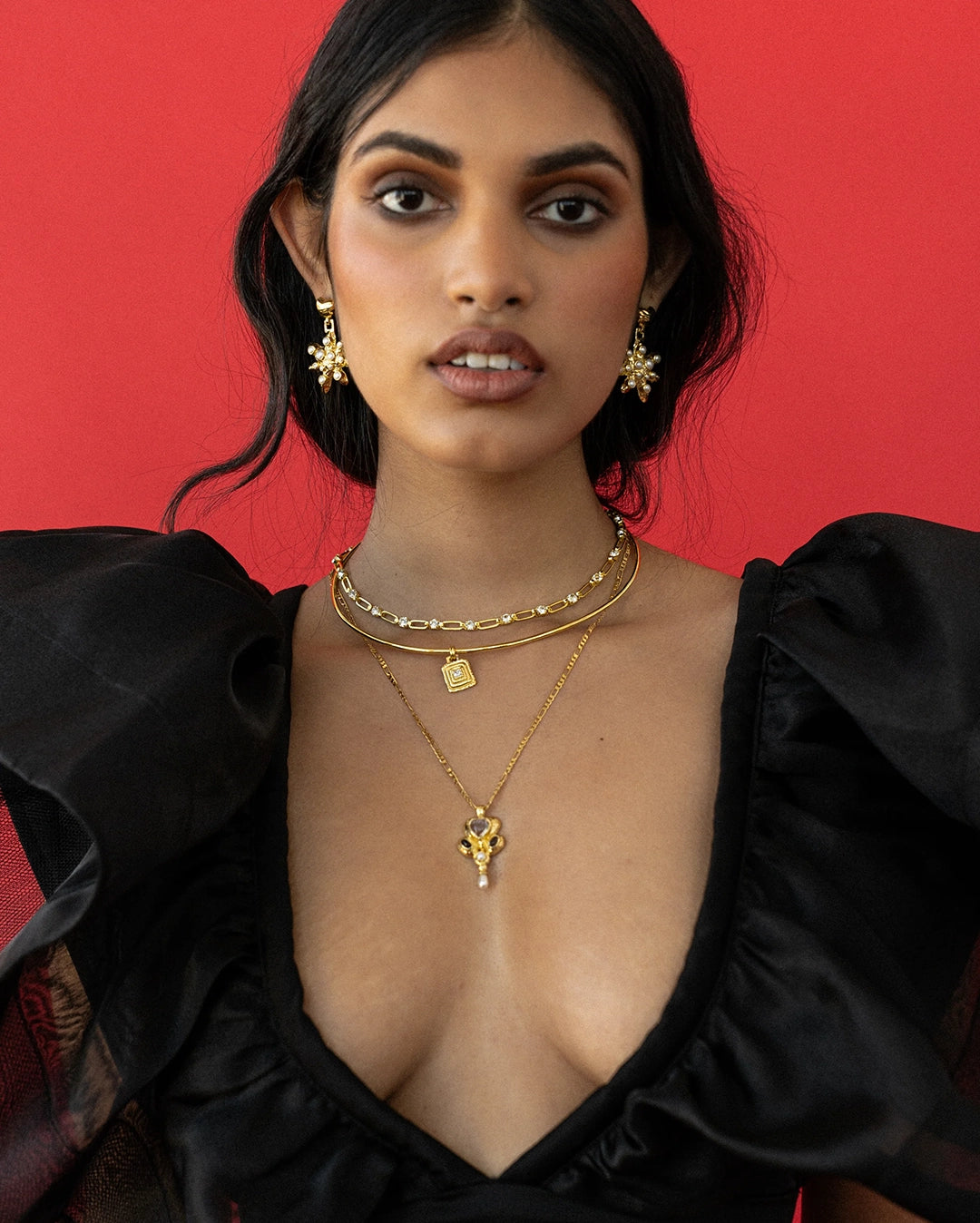 Priya Necklace - Gold