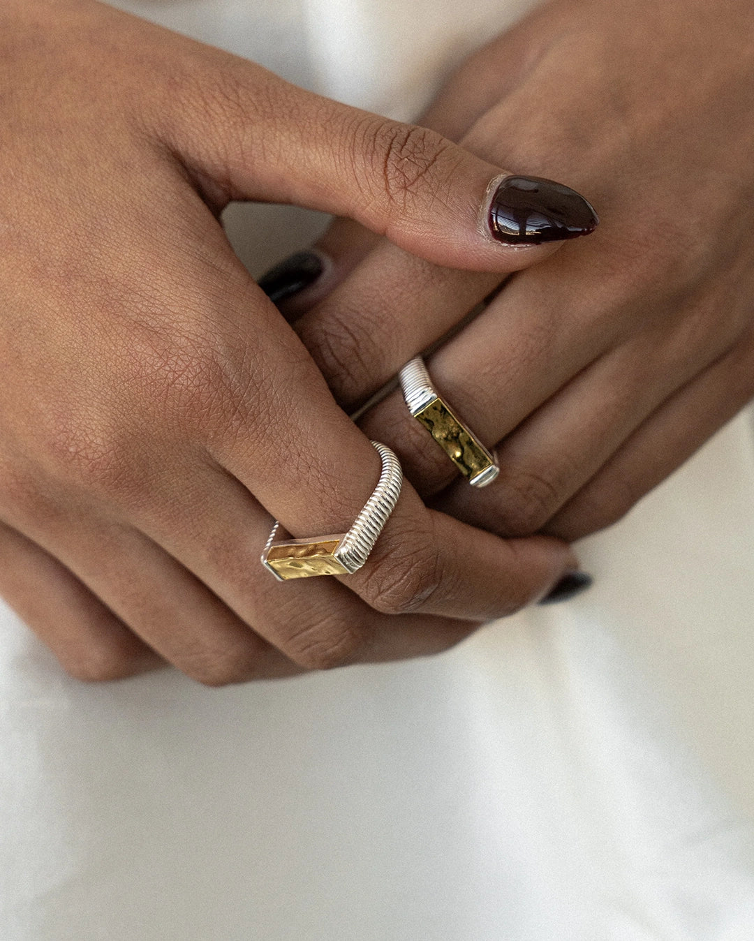 Nisha Ring - Mixed Metal