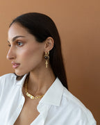 Gia Earrings - Gold by Mountain and Moon - view 2