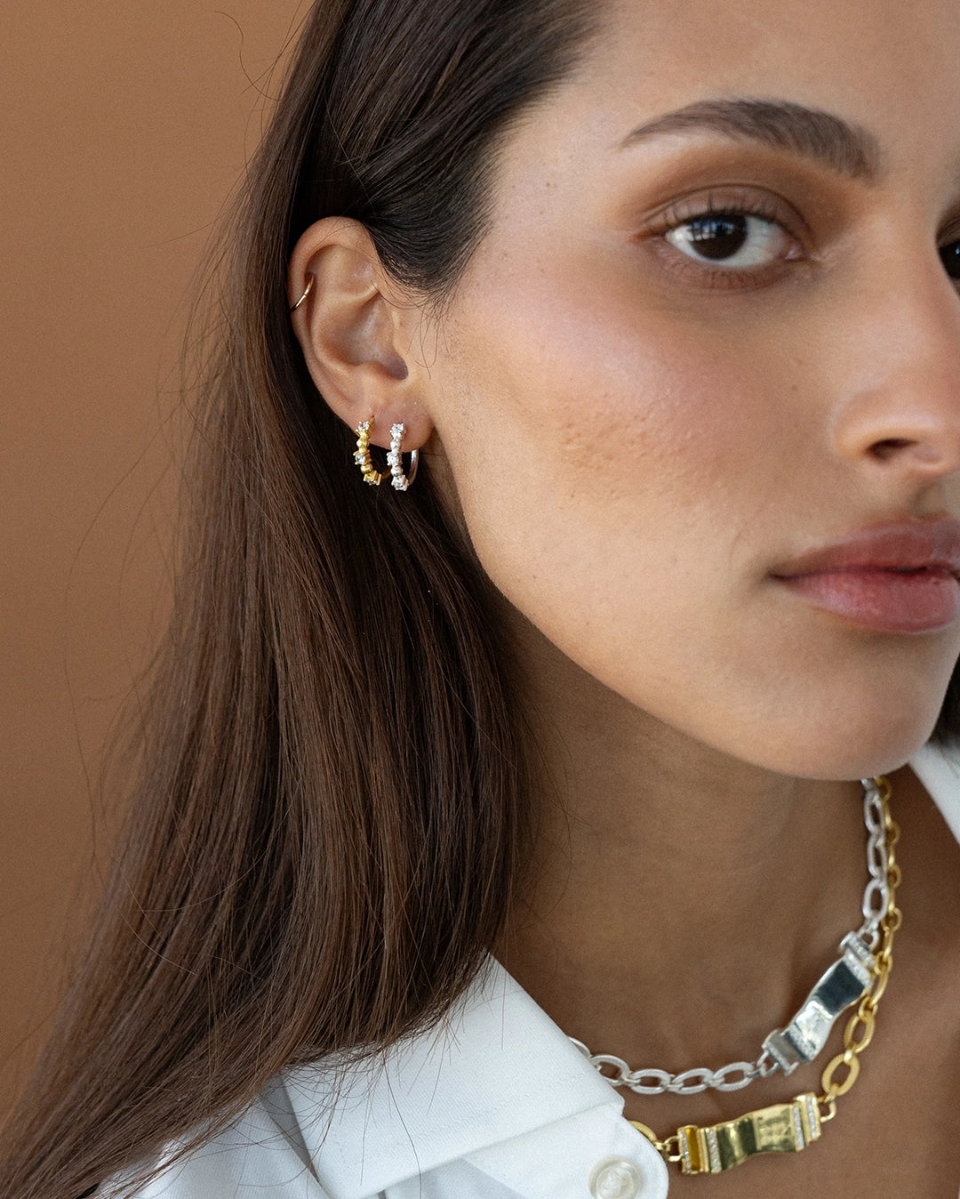 Gia Earrings - Silver