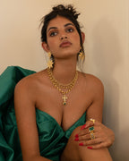 Mirabella Earings - Gold by Mountain and Moon - view 6
