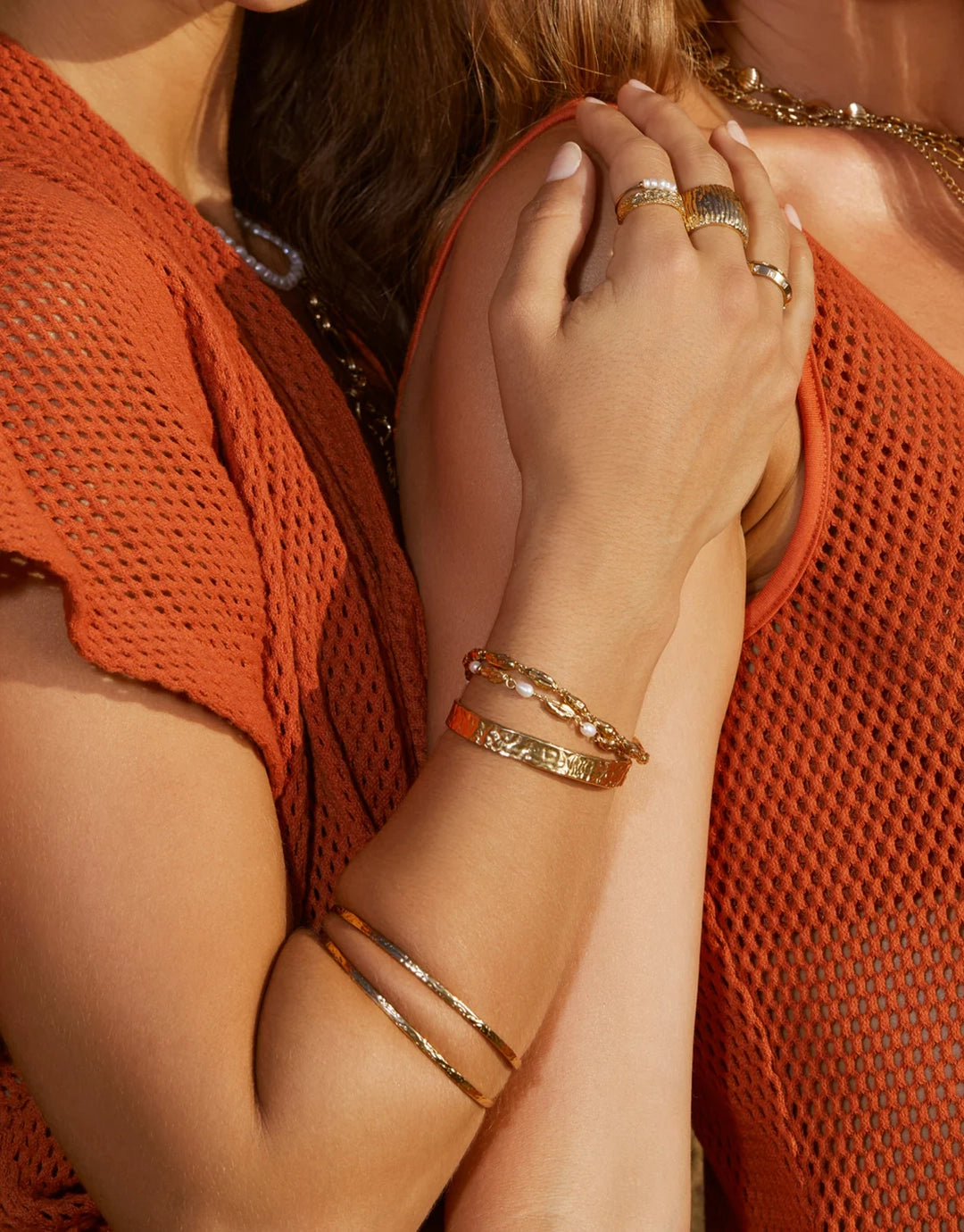 Olivia Gold Cuff Bracelet