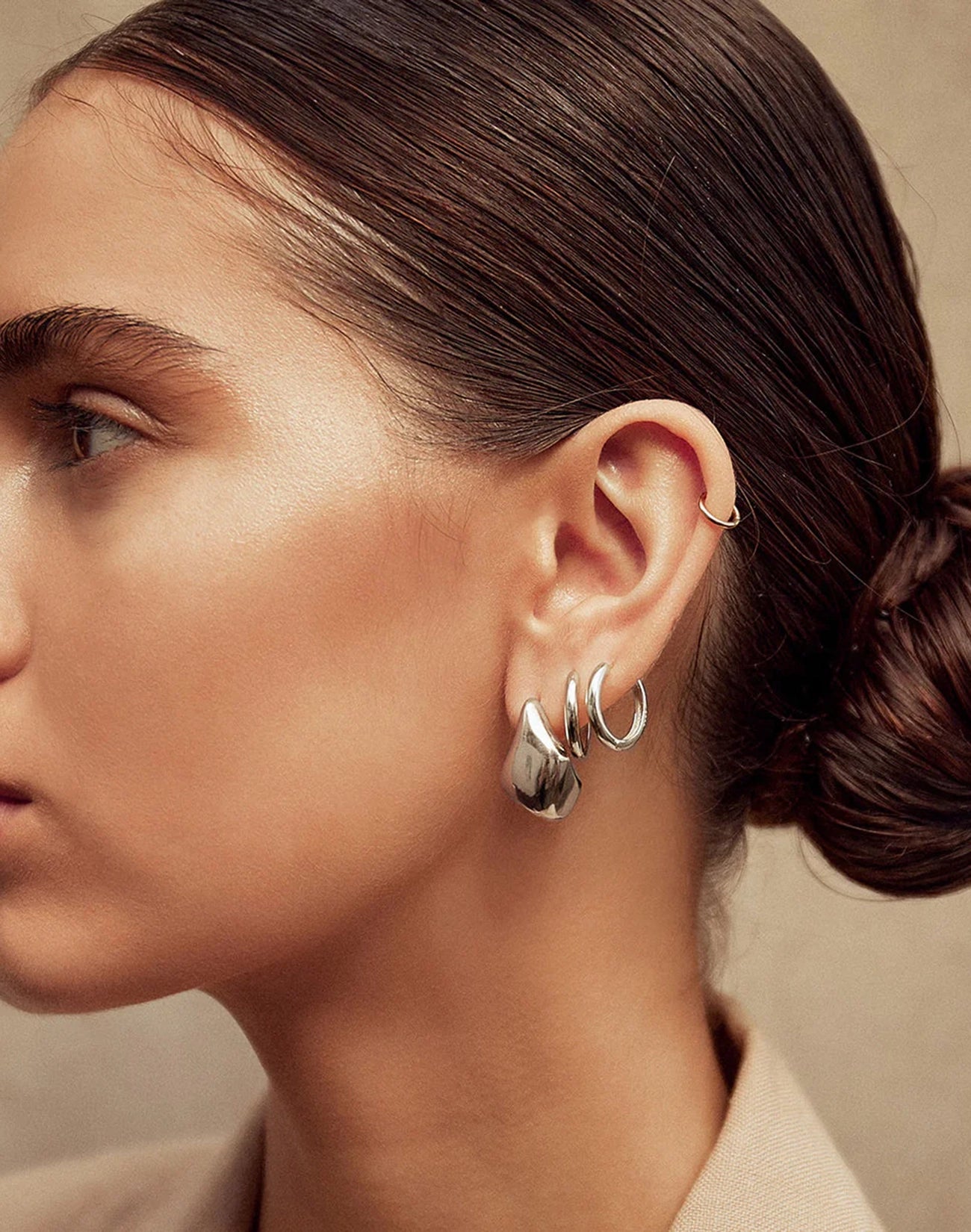 Delphine Silver Earrings