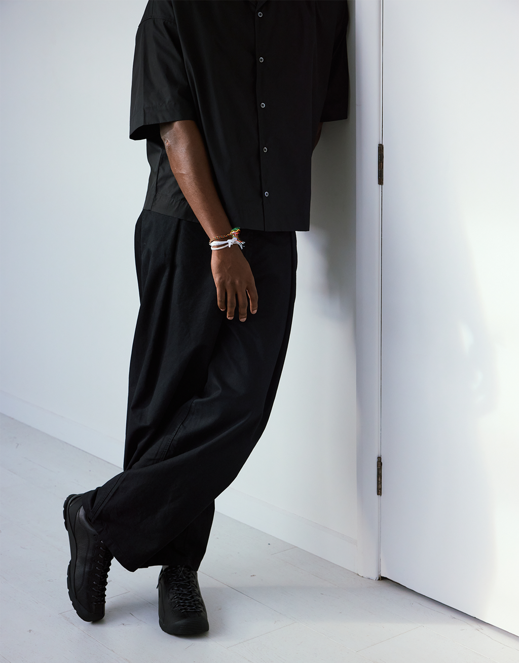 Hakama Pleated Pants - Black