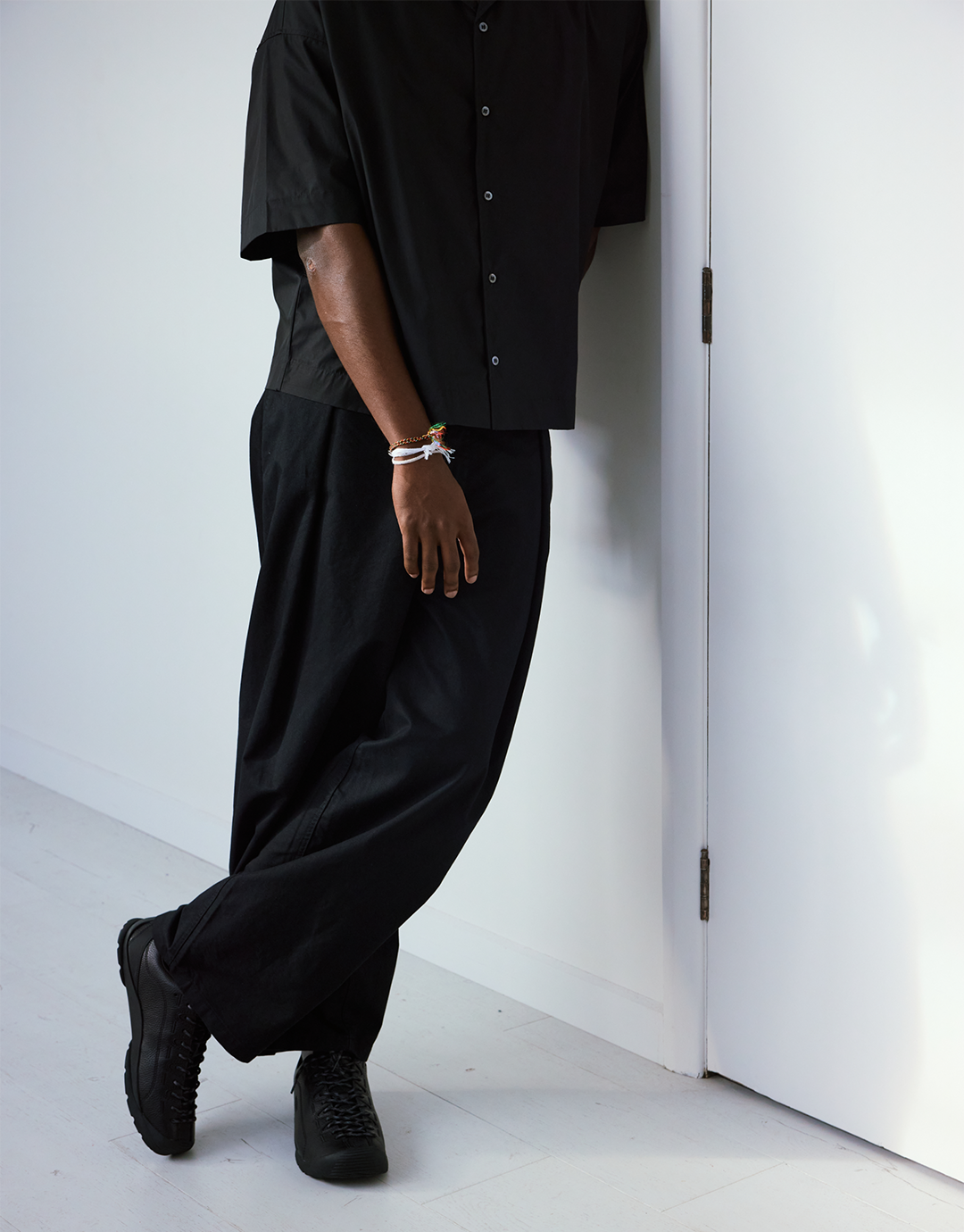 Hakama Pleated Pants - Black