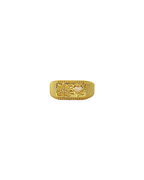 Nika Ring - Gold Pearl by Mountain and Moon - view 5
